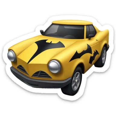 Batman animated series car sticker