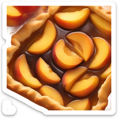 Peach cobbler  sticker