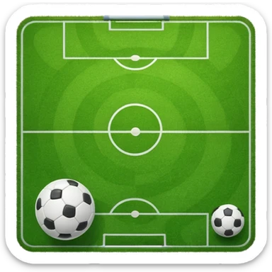 Soccer Field Objects sticker