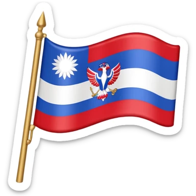 Assyrian flag sticker