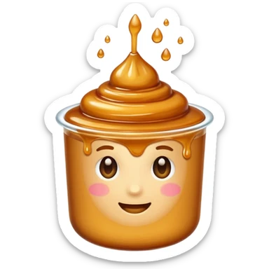 caramelo líquido sticker