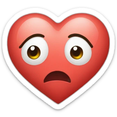 coeur avec des pied sticker