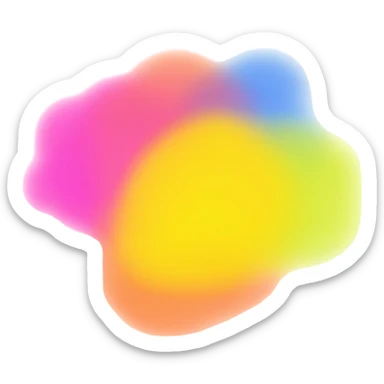 Holi colours sticker