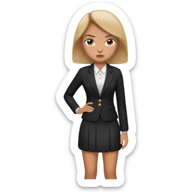 Reserved, ambitious, and serious. A bit hard to impress. woman like devil wears prada sticker