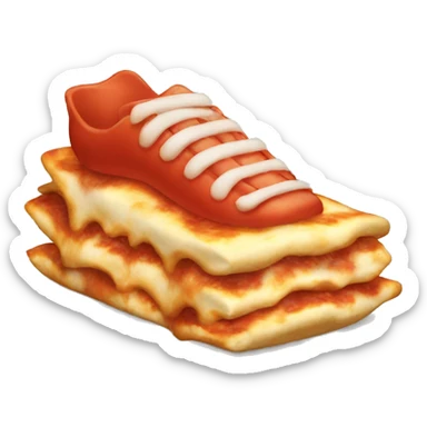 Lasagna feet sticker