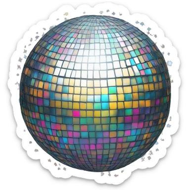 disco ball sticker