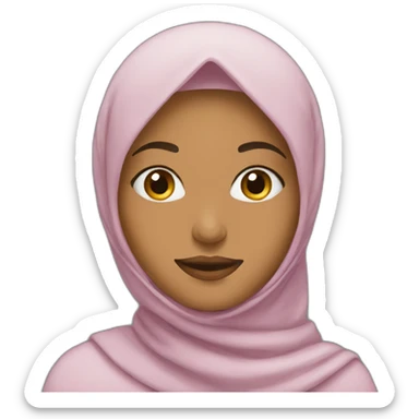 Muslim woman sticker