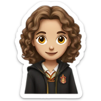 Harry potter embrasse Hermione Granger sticker