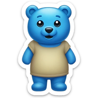 blue-gummy-bear sticker