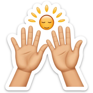 Finger clapping sticker