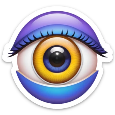  eyes spin multicolore 👁️+🌀+🟣🟢🟠🔵🔴🟡 sticker