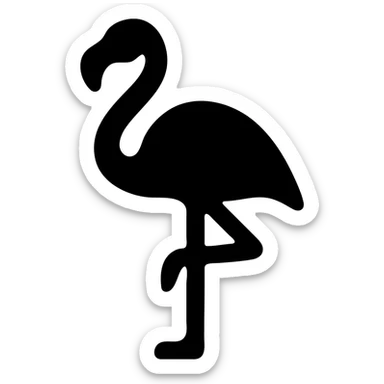 flamingo sticker