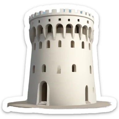 Thessaloniki white tower sticker