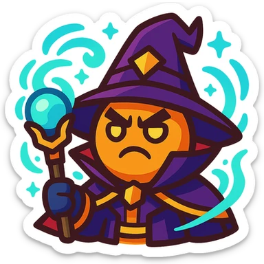 emoji inspired by Dota 2, vibrant toon style, magical effects sticker