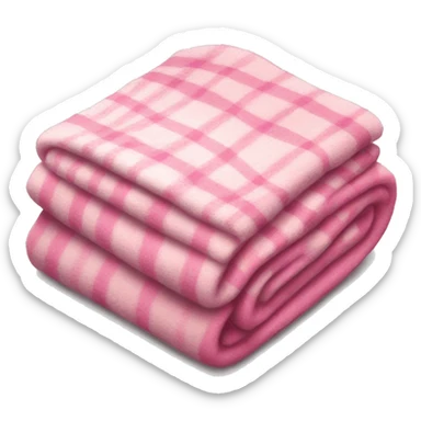 Pink blanket Christmas  sticker