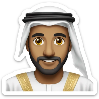 Dubai sheikh sticker