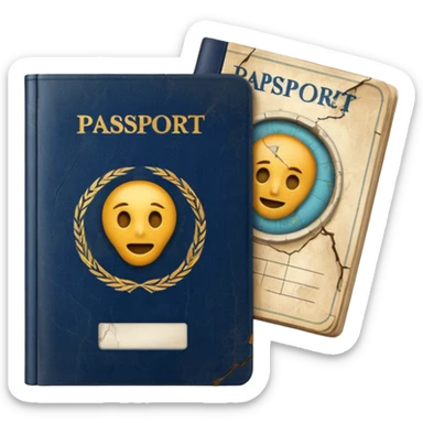 old Passport sticker