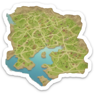 Map sticker