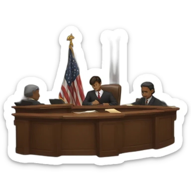 Mock trial sticker