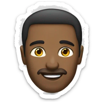 Личико черной кошки  sticker