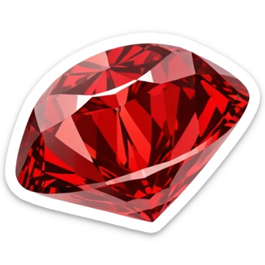 Red diamond with "RED" written on its front sticker