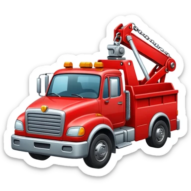 tow truck sticker