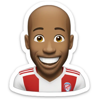 Thierry henry laughing sticker
