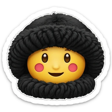 làm emoji mũ papakha của khabib sticker