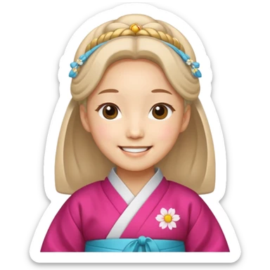 Happy and Korean vibe sticker