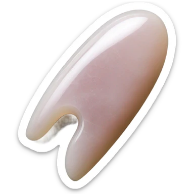 Classic shaped gua sha massager sticker