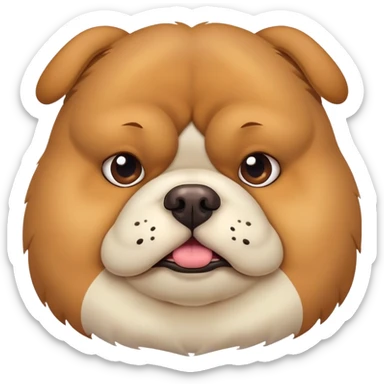 Fat Dog ugly sticker