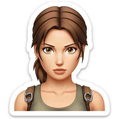 Lara Croft  sticker