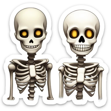 sans with papyrus sticker