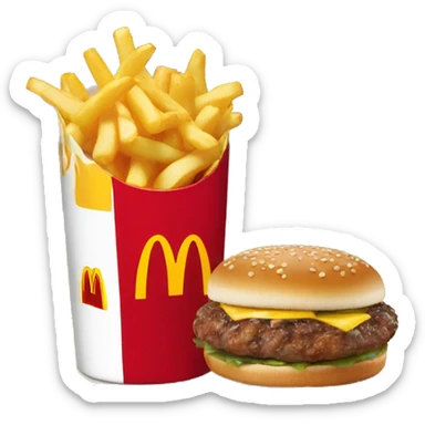 McDonald’s meal  sticker