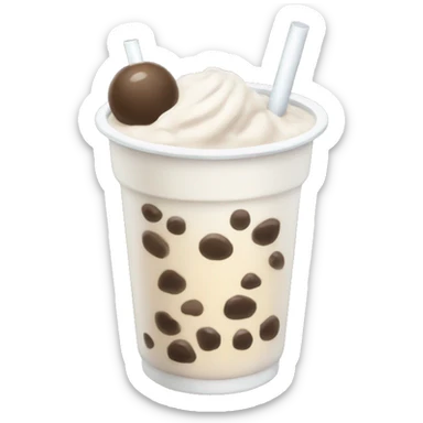 Milk Boba tea sticker