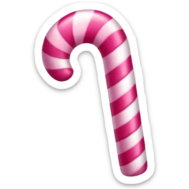 pink candy cane sticker