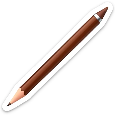 brown lip liner pencil sticker
