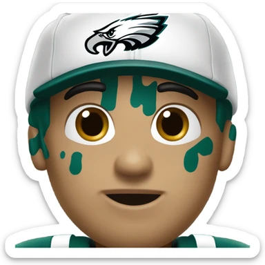 Philadelphia Eagles fan sticker