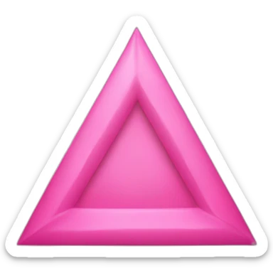 pink triangle sticker