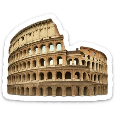 Roman coliseum sticker