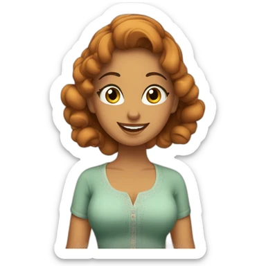 a Moroccan curvy do the housework sticker
