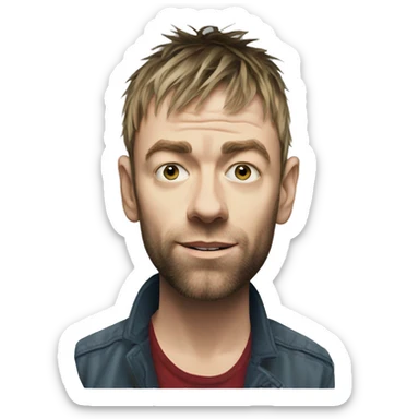 damon albarn lgbtq sticker