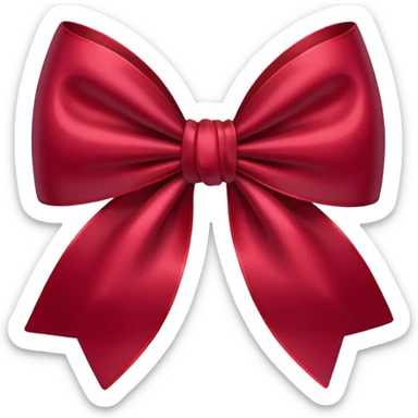 Bow Bordeaux  sticker