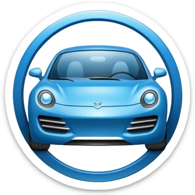 Logo certification de couleur bleu avec le symbole vrai  sticker