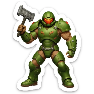 Doom eternal doom-slayer sticker