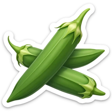 Okra sticker
