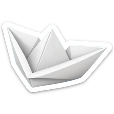 Paper Boat sticker