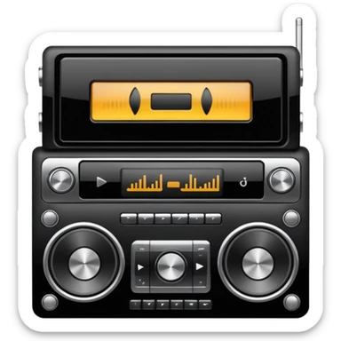 loud music in car sticker
