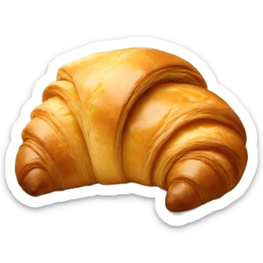 croissant eating croissant sticker