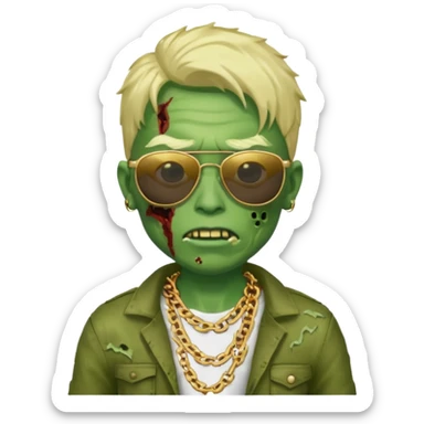 memoji zombie swag sticker